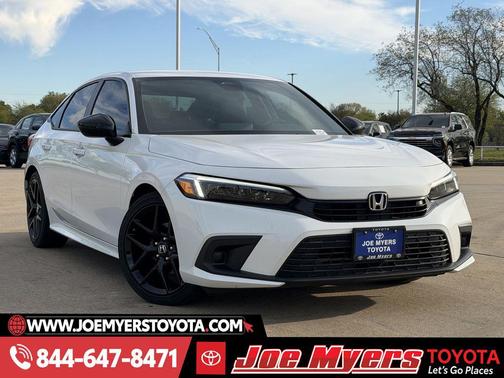 Platinum White Pearl 2024 Honda Civic Sport