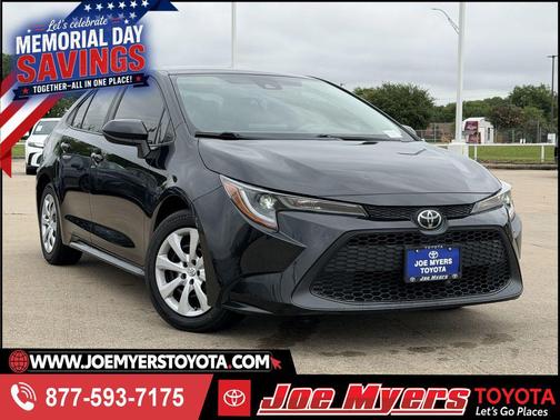 Black Sand Pearl 2022 Toyota Corolla LE