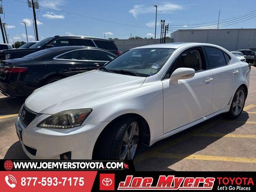 White 2013 Lexus IS 250 Base