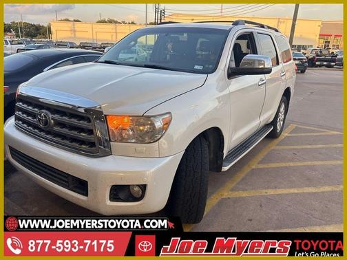 Blizzard Pearl 2015 Toyota Sequoia Platinum
