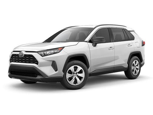 Super White 2021 Toyota RAV4 LE
