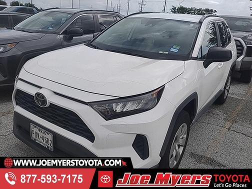 Super White 2021 Toyota RAV4 LE