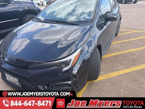 Midnight Black Metallic 2023 Toyota Corolla SE