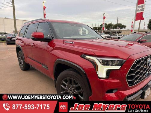 Supersonic Red 2023 Toyota Sequoia Platinum