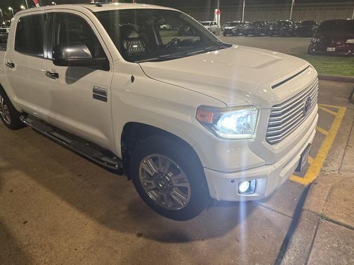 Super White 2016 Toyota Tundra Platinum