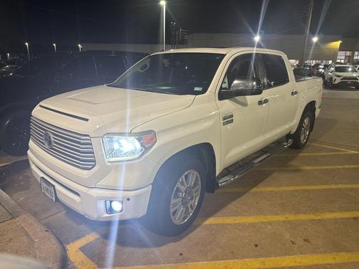 Super White 2016 Toyota Tundra Platinum
