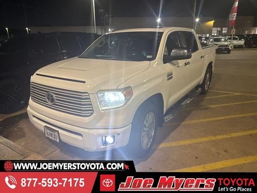 Super White 2016 Toyota Tundra Platinum