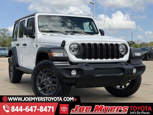 Bright White Clearcoat 2024 Jeep Wrangler Sport S