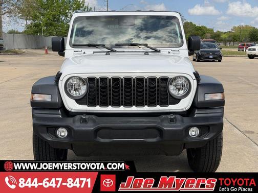Bright White Clearcoat 2024 Jeep Wrangler Sport S