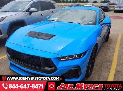 Grabber Blue Metallic 2024 Ford Mustang GT Premium