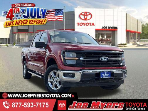 Red 2025 Ford F-150 XLT