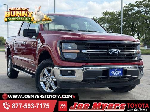 Red 2025 Ford F-150 XLT