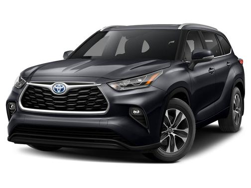 Midnight Black Metallic 2024 Toyota Highlander Hybrid XLE