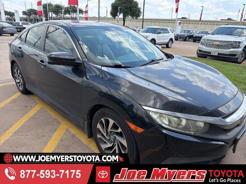 Crystal Black Pearl 2016 Honda Civic EX