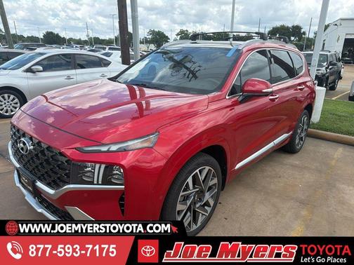 Calypso Red 2022 Hyundai SANTA FE Calligraphy