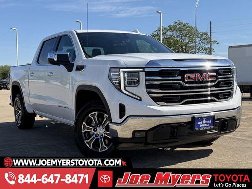 Summit White 2025 GMC Sierra 1500 SLT