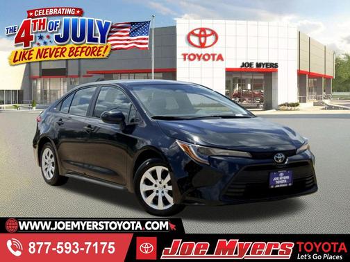 Black 2025 Toyota Corolla LE