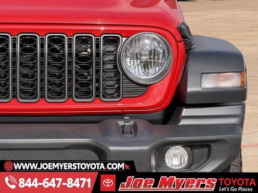 Firecracker Red Clearcoat 2024 Jeep Wrangler Sport S