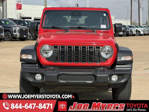 Firecracker Red Clearcoat 2024 Jeep Wrangler Sport S