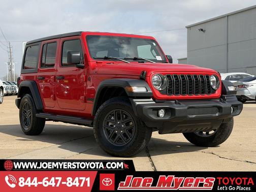 Firecracker Red Clearcoat 2024 Jeep Wrangler Sport S