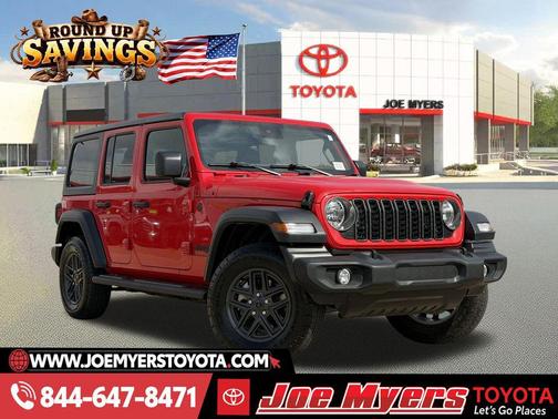 Firecracker Red Clearcoat 2024 Jeep Wrangler Sport S
