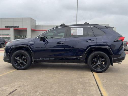 Blue Print w/Midnight Black Roof 2020 Toyota RAV4 Hybrid SE