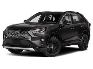 Blue Print w/Midnight Black Roof 2020 Toyota RAV4 Hybrid SE