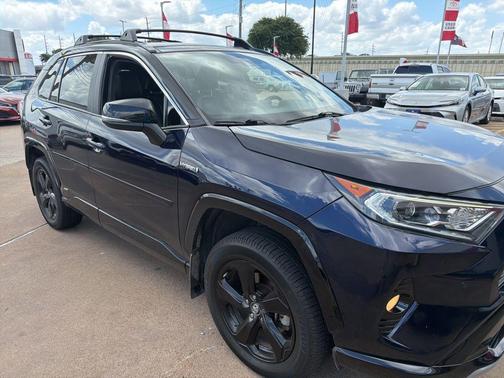 Blue Print w/Midnight Black Roof 2020 Toyota RAV4 Hybrid SE