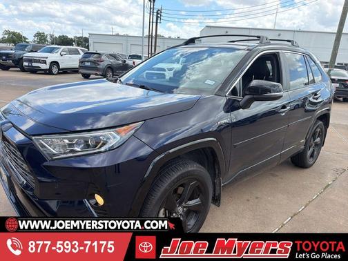 Blue Print w/Midnight Black Roof 2020 Toyota RAV4 Hybrid SE