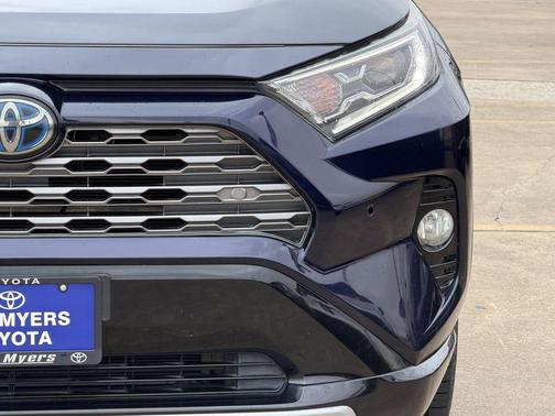 Blue Print w/Midnight Black Roof 2020 Toyota RAV4 Hybrid SE