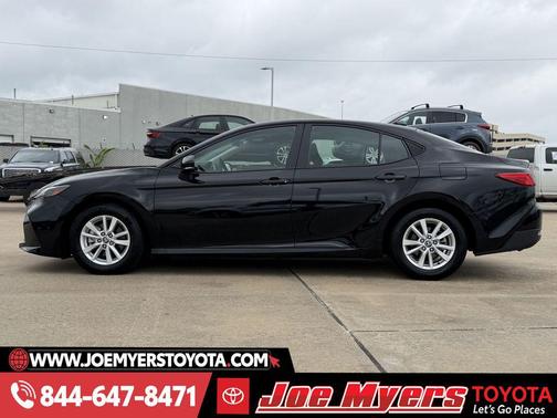 Midnight Black Metallic 2025 Toyota Camry LE