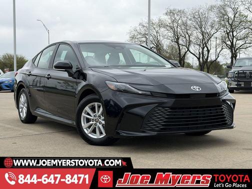 Midnight Black Metallic 2025 Toyota Camry LE