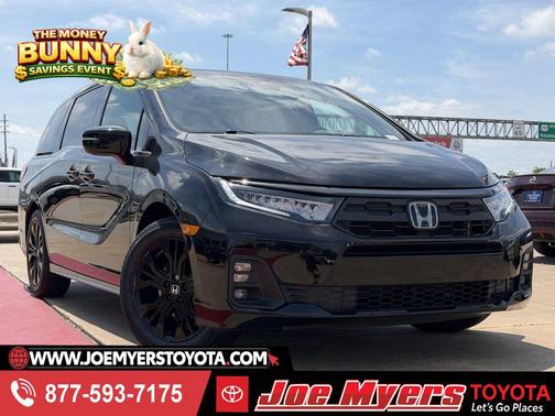 Crystal Black Pearl 2025 Honda Odyssey Sport-L