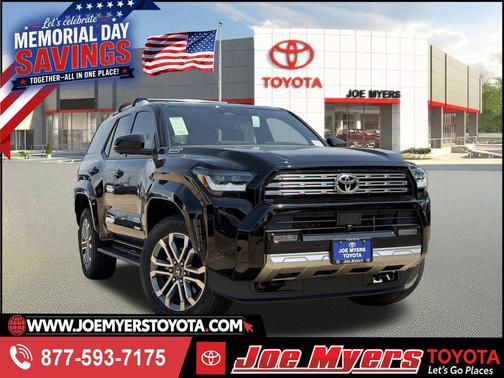 Black 2026 Toyota 4Runner Limited