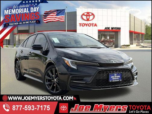 Midnight Black Metallic 2026 Toyota Corolla SE