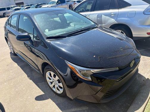 Midnight Black Metallic 2025 Toyota Corolla LE