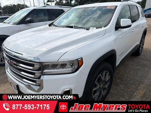 Summit White 2023 GMC Acadia FWD SLT
