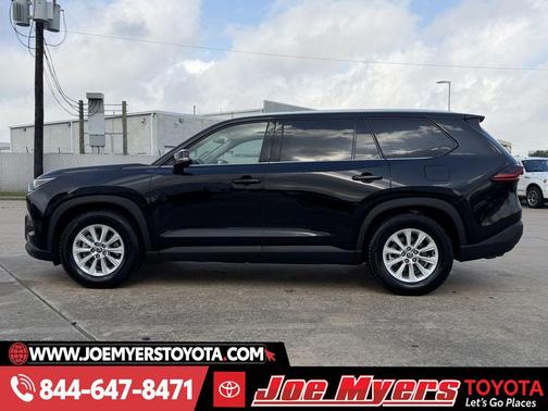Midnight Black Metallic 2025 Toyota Grand Highlander XLE