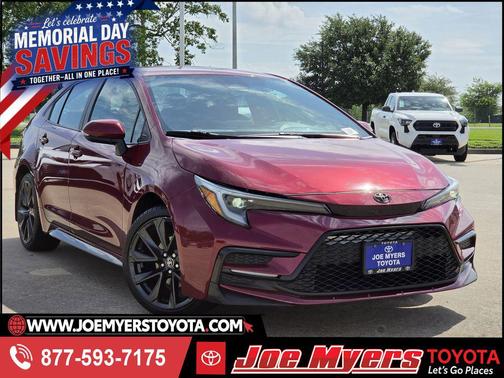 Red 2024 Toyota Corolla SE