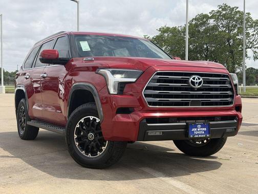 Supersonic Red 2023 Toyota Sequoia Limited