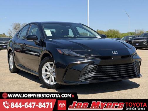 Midnight Black Metallic 2025 Toyota Camry LE