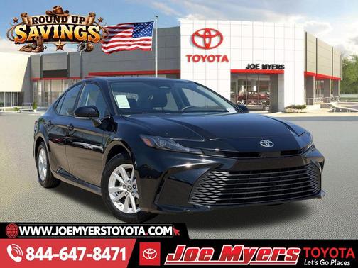 Midnight Black Metallic 2025 Toyota Camry LE