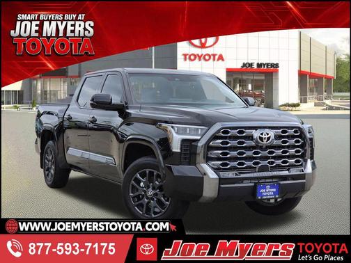 Midnight Black Metallic 2025 Toyota Tundra Platinum