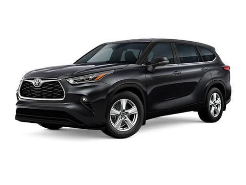 Midnight Black Metallic 2025 Toyota Highlander LE