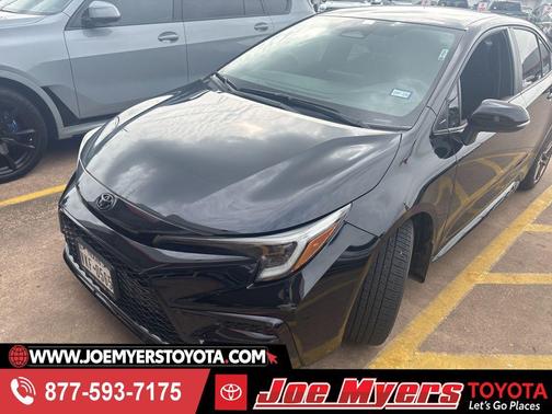 Midnight Black Metallic 2024 Toyota Corolla Nightshade Edition