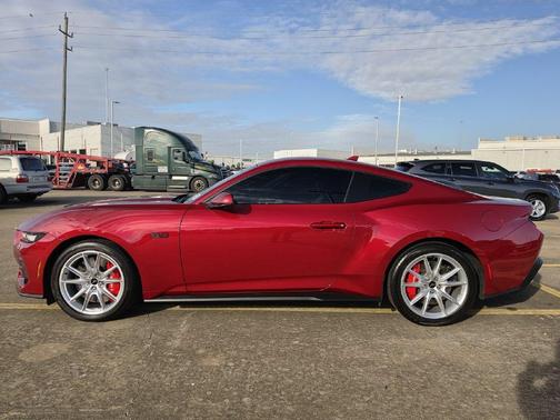 Rapid Red Metallic Tinted Clearcoat 2024 Ford Mustang GT Premium