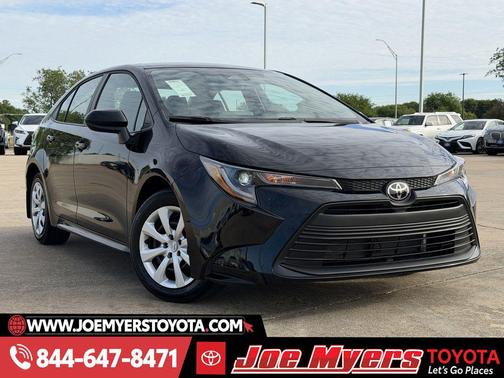 Black 2025 Toyota Corolla LE
