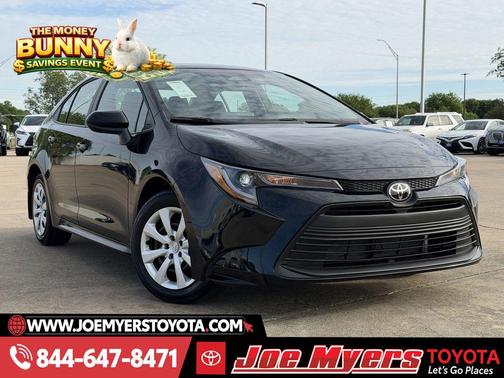 Black 2025 Toyota Corolla LE