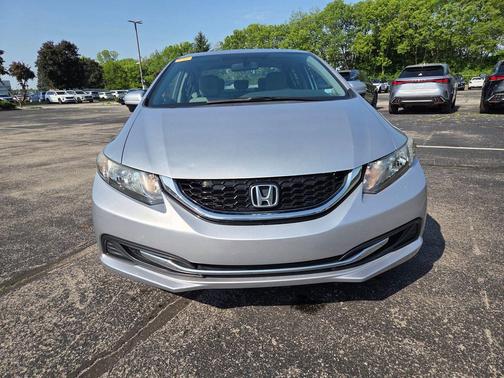 Alabaster Silver Metallic 2015 Honda Civic EX