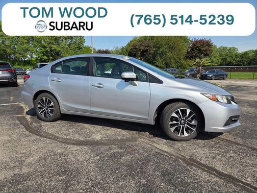 Alabaster Silver Metallic 2015 Honda Civic EX